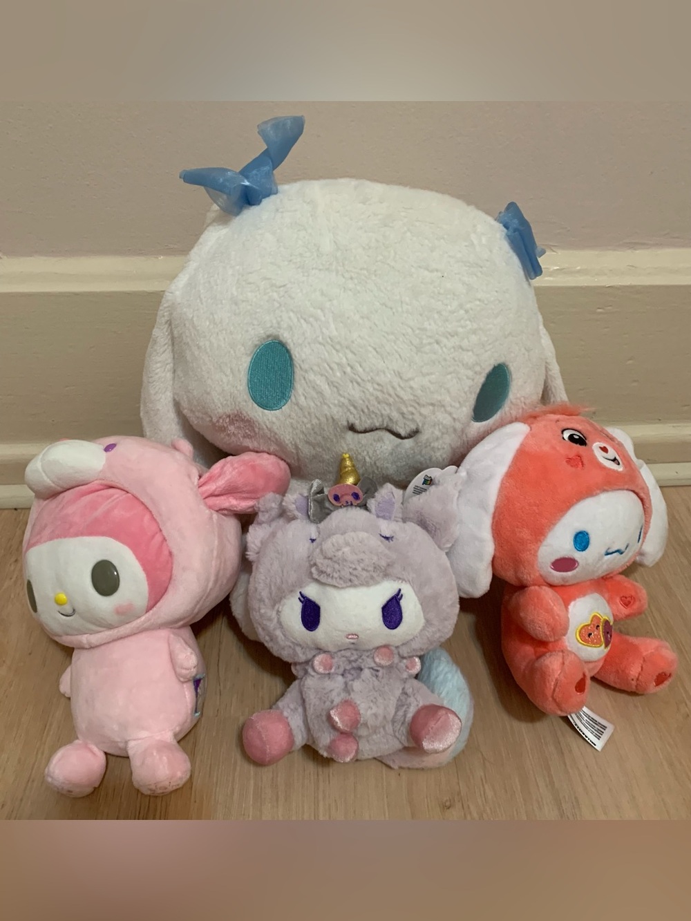 Sanrio plush lot - Cinnamoroll, my melody, kuromi